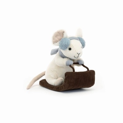 Jellycat Merry Mouse Sleighing Australia | 843561LQR